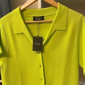 Hanifa Robyn Set In Lime Green